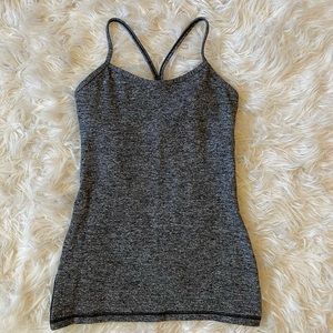 LULULEMON | Grey Power Y Tank Top Luon